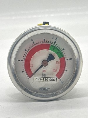 Wika 529-130-006 Pressure Gauge 0-10 Bar 