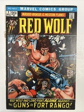 Red Wolf #1 GD. 1st Solo. See pictures and notes. Combine shipping.