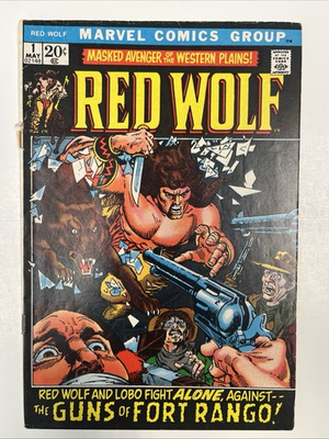 #ad Red Wolf #1 GD. 1st Solo. See pictures and notes. Combine shipping. $9.99