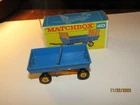 Vintage Matchbox Lesney England 40-3RW Hay Trailer wYellow  Racks 1967 Blue NIB