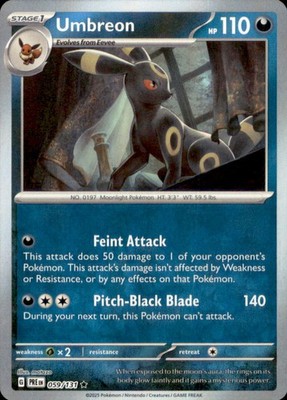 Pokemon Umbreon (Poke Ball Pattern) 059/131 PRE Holofoil EN PRE