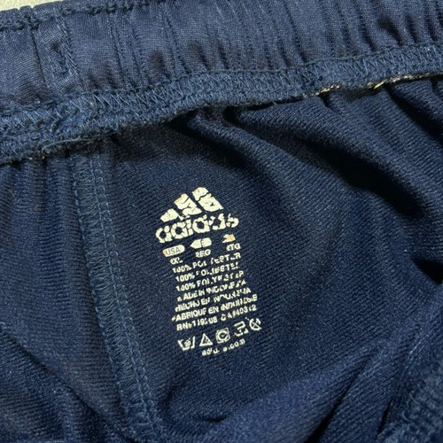 Adidas University of Michigan Track Pants Men's 2XL Navy Blue Baggy Wide Leg Y2K - Picture 5 of 10