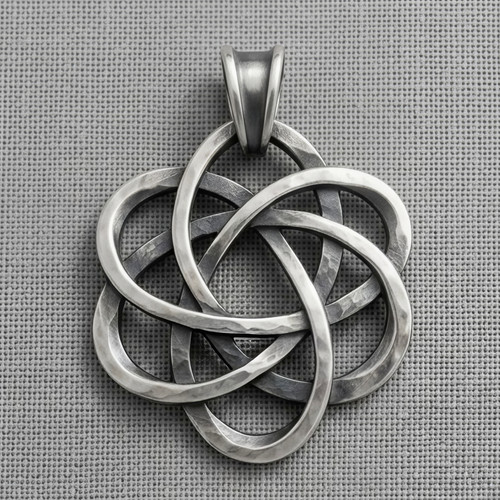 925 Sterling Silver Interlocking Celtic Endless Knot Pendant… at eBay