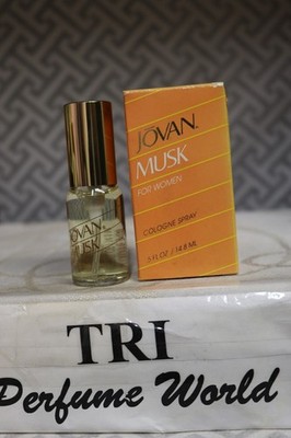 JOVAN MUSK for WOMEN Cologne Spray 0.5 fl. oz. Vintage Purse Size