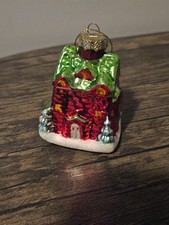 mini Christmas house ornament