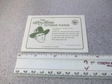 Baskin Robbins ice cream 1970s Johnny Horizon club membership card ecology