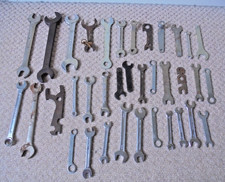 Old vintage Spanners Joblot Bundle x36 Tipco Unipart Matador Chail Imperial Lot