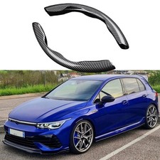 15 Blackcarbon Fiber Leather Steering Wheel Cover Anti Slip For Vw Golf Mk6 15 Blackcarbon Fiber Leather Steering Wheel Cover Anti Slip For Vw Golf Mk6