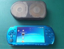 Sony PSP-3000 Blue Console Good Condition