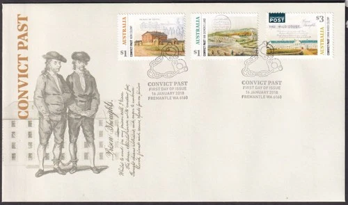 AUSTRALIA - 2018 'CONVICT PAST' First Day Cover [F2753]