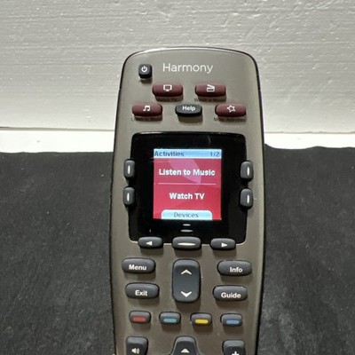 Logitech Harmony 650 Universal Remote Control Tested Works Color Screen