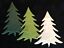 thumbnail 1  - 100 Trees Christmas tree holiday Handmade Mulberry Paper cards scrapbook  