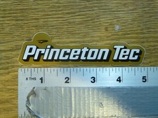 Princeton Tec Brown/White Sticker Decal