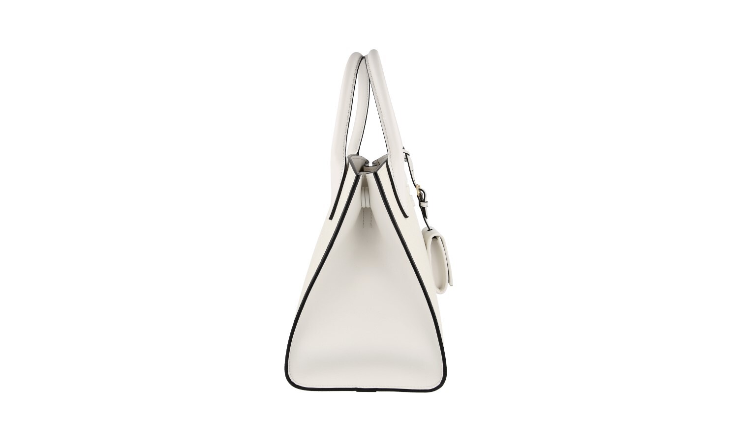 LUXURY PRADA SAFFIANO MONOCHROME TOP HANDLE BAG 1BA156 WHITE LEATHER NEW image 8