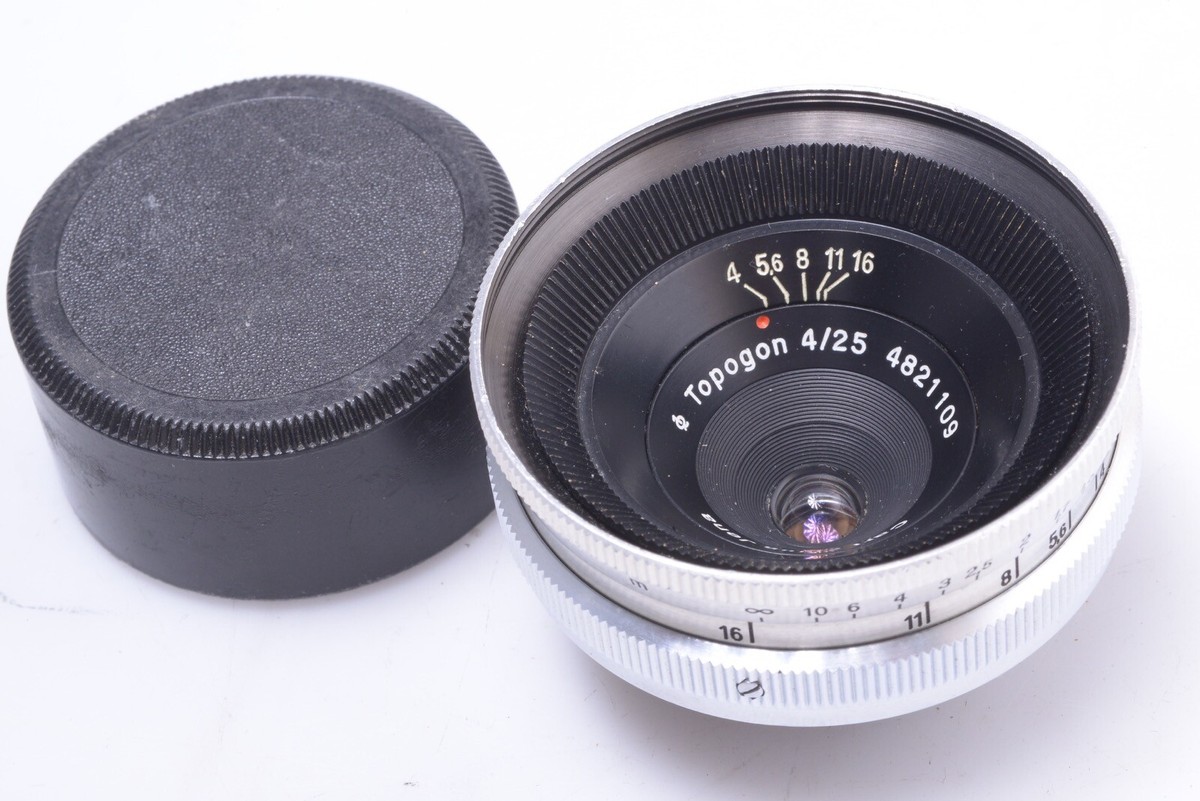 ✓ ZEISS CONTAX TOPOGON 25MM 4 VERY LATE 1Q WIDE ANGLE LENS 4