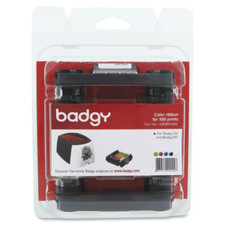 NEW Evolis Badgy Color Ribbon for 100 Prints Badgy100  Badgy200 CBGR0100C