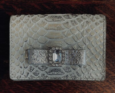 My Flat In London Small Business Card Holder Bow Crystal