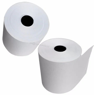 5 STAR 5 x Adding Machine Rolls L57xW57xD12mm 57x57 A Grade Paper. Cash Register Rolls