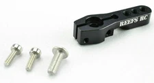 REEF's reefs71 V2 SHIELD HD CLAMPING SERVO HORN black aluminum (25T) 25 TOOTH