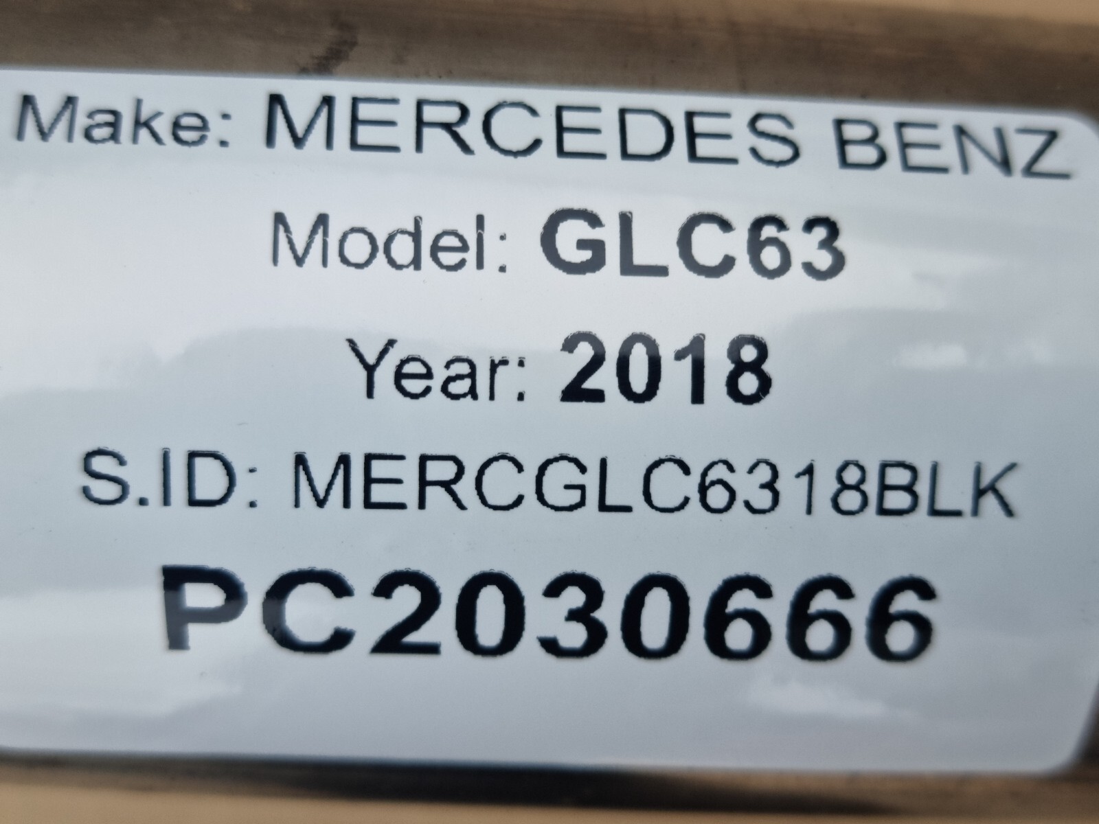 MERCEDES BENZ GLC 63 2015-2022 4.0 PETROL EXHAUST SYSTEM 