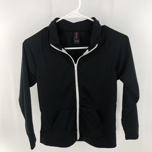 Urban Groove Balera Dance Black Front Zip Track Jacket Child's Medium - Picture 9 of 12