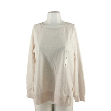 NWT 49 Style Co Sprinkle Cozy Sweatshirt Women Pullover Casual Fall Cream
