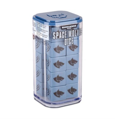 SPACE WOLVES DICE 40K WARHAMMER 40,000 D6 NEW
