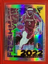 Jaden Hardy  2022-23 Panini Flux #30 Freshman Year Rookie (RC)  Dallas Mavericks