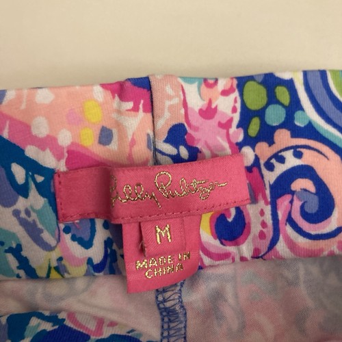 Lilly Pulitzer Pants Small Multicolor Pop Up Animals Georgia May Palazzo Medium - Picture 4 of 12