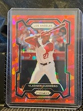 Vladimir Guerrero 2024 Prizm Red Cracked Ice #204  Angels