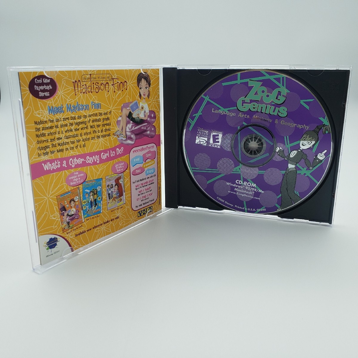 Disney Zoog Genius Math Science Technology PC CD-ROM for Windows