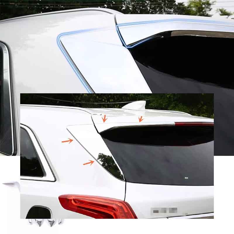 Cover Trim Window Triangle Wing Chrome 2016-2022 For Cadillac XT5 Rear Trunk