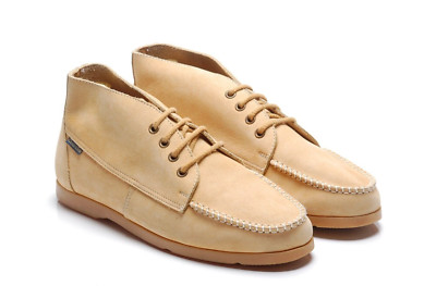Church`s Sand Nubuck Vibram Sole Moccasin Boots -`Antibes` - UK 7 US 8 EU 41