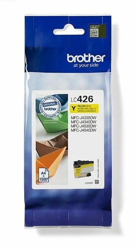 4977766809504 Tinte Brother LC-426Y Yellow Bis zu 1500 Seiten - 第 1/1 張圖片