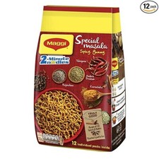 Fideos instantáneos Masala especiales Maggi de 2 minutos, 70 g cada uno (paquete de 12)