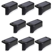 Lámpara solar de jardín y terraza LED para escaleras IP44 4000K set de 8 piezas