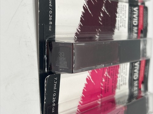 Maybelline Set of 4 Vivid Matte Sensational Liquid Lipcolor Rose,Tulip,Plum,Cran - Picture 3 of 15