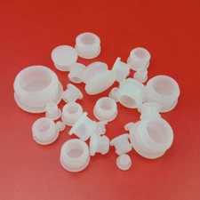 2.5-60.6mm Snap-on Hole Plug Silicone Rubber Clear Blanking End Cap Seal Stopper