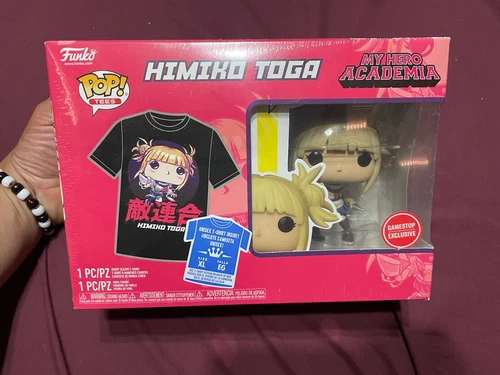 FUNKO POP! MY HERO ACADEMIA - HIMIKO TOGA Pop & Tee Shirt XL EXCLUSIVE Free Ship