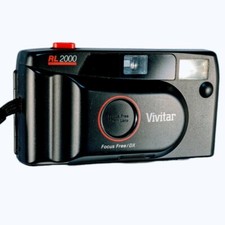 Vivitar RL 2000 Point Shoot 35mm Film DX Camera Vintage Tested Works