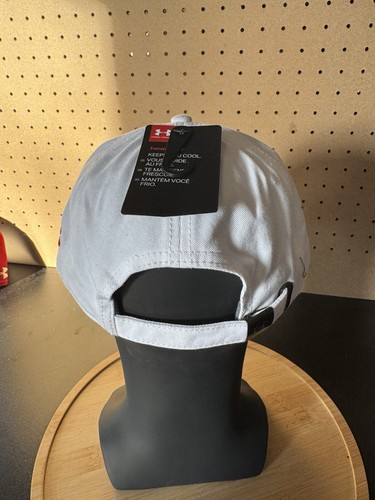 NEW Maryland Terrapins Terps White Under Armour UA Free Adjustable Cap Women's - Picture 3 of 8