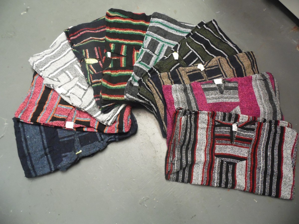 Wholesale Lot 10 pieces Assorted Baja Jacket Hoodie,Poncho