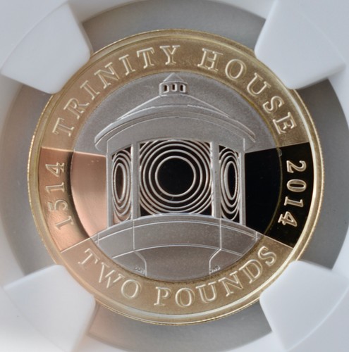2014 £2 Two Pound Trinity House PROOF NGC PF70 Great Britain - Picture 2 of 3