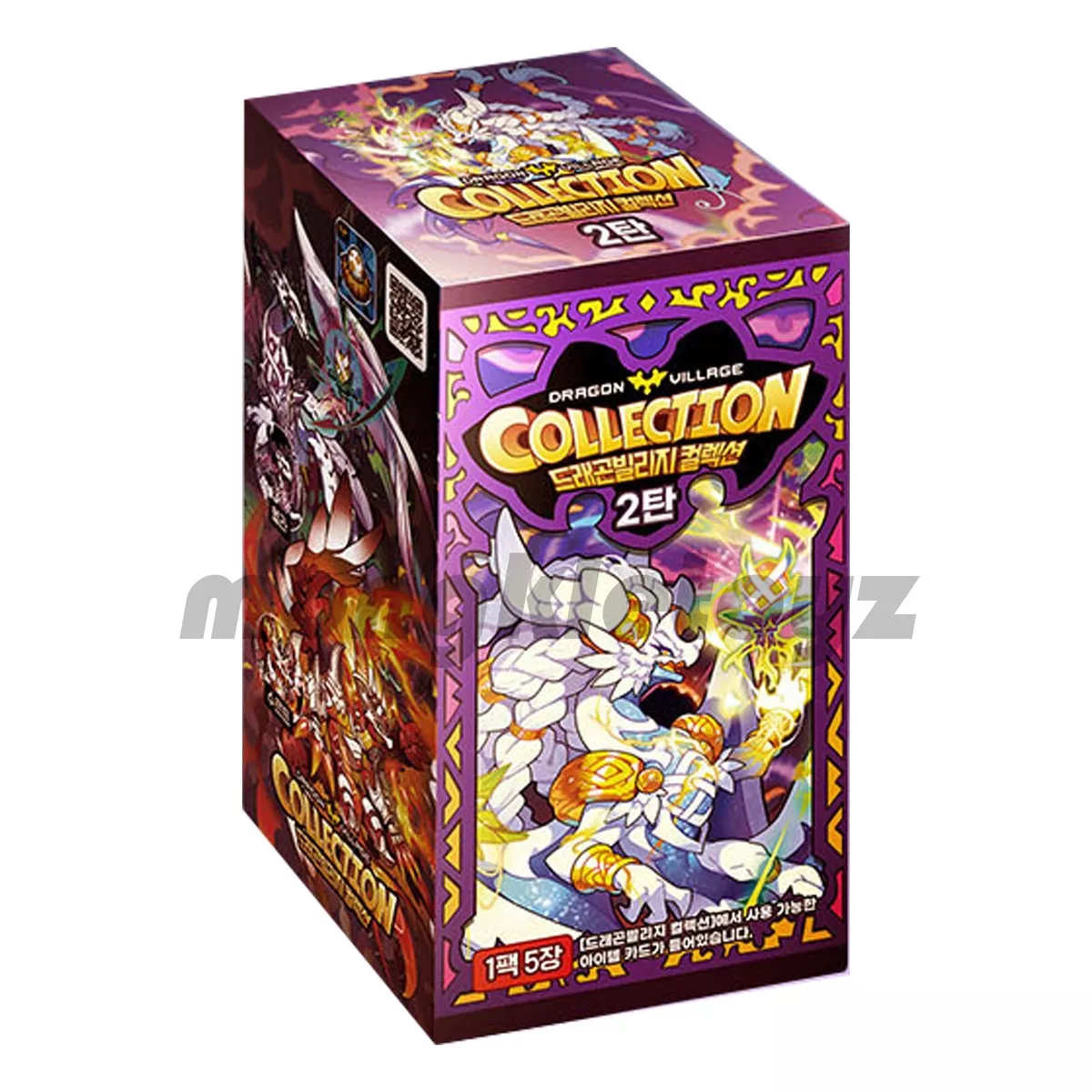 US/HI Ak Dragon Village Collection Card Vol. 2 Korean 1 box / Item Code Coupon