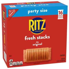 RITZ Fresh Stacks Original Crackers, Party Size, 23.7 oz (16 Multi packs)...