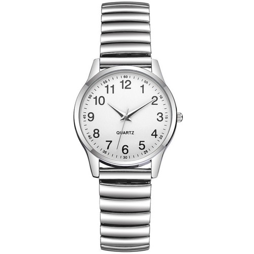 Fashion Unisex Stainless Steel Quartz Watch Creative Design Round Shape Couple - Picture 5 of 24