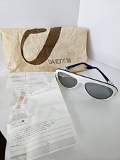 Awesome Vintage 1981 Red, White, Blue Sunglasses With Leather Side Shields