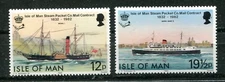 ISLE OF MAN 1982, SHIPS: "STEAM PACKET CO." - 150TH ANNIV., Scott 219-220, MNH