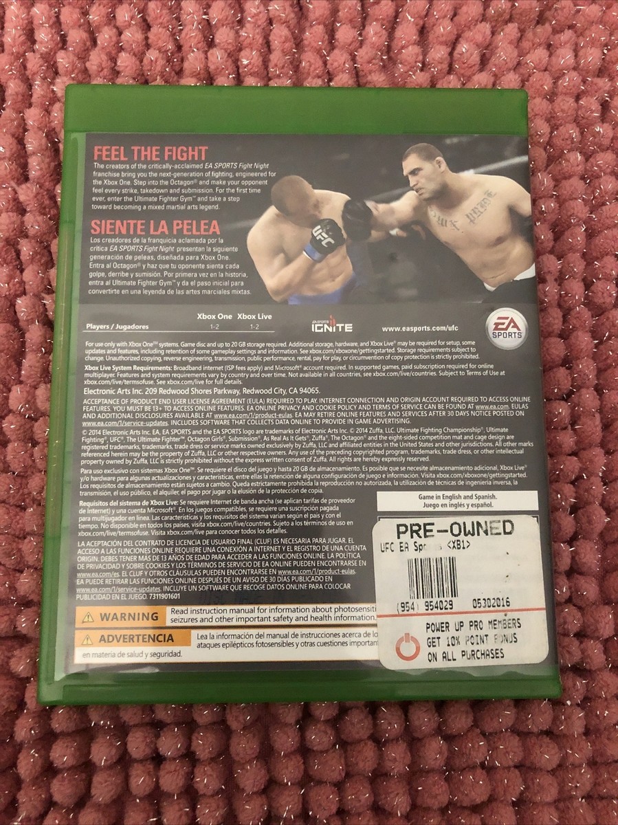 EA Sports UFC (Xbox One) *Complete* 14633731194| eBay