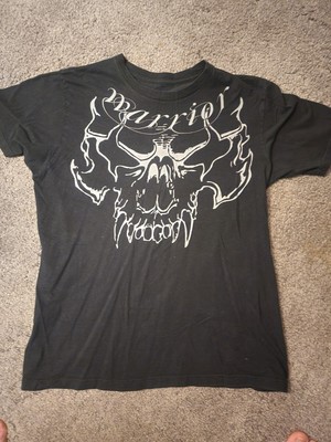 Skull Warrior Men's T Shirt Vikings Large